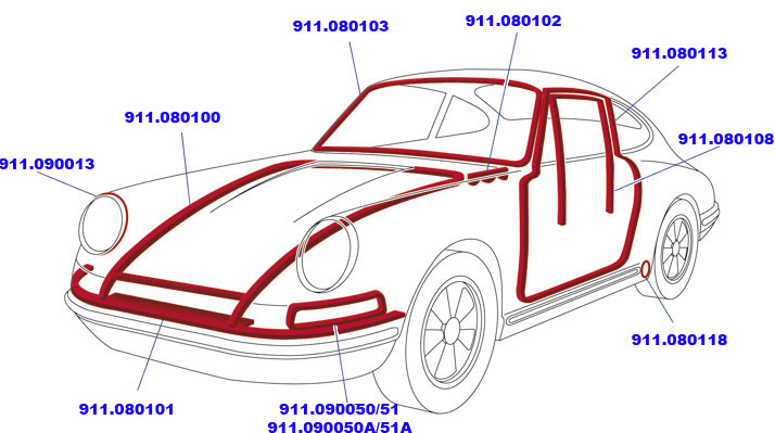 911 Targa Febi Bilstein 34744 Arbre Moteur Joint pour Porsche 911