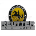 Reutter coachwork emblem, 356 (53-55)