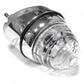 Front turn signal light assembly with clear lens, left, 356 B T5 (59-61)