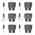 Complete cylinder 6 parts 911 2.7 Carrera Mahle