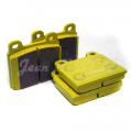 EBC front axle brake pads, yellow grade, (circuit version)