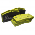 Set de 4 pagid Yellow brake pads for circuit use