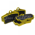 Set of 4 EBC rear axle brake pads, yellow grade (track version) for Boxster + 996
