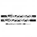 “Carrera” adhesive decal set, black, (4 pieces)