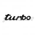 Sigle "Turbo" noir sur capot moteur, 911 Turbo (75-89) + 964 Turbo 3.3 L (91-92)