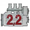 “2.2 L” Rear window sticker for 911 (70-71)