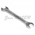 Flat open ended wrench 10 x 11 mm.