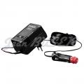 Handheld battery charger with cigarette lighter adapter