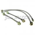 Stainless steel braided sport brake hose kit (4 pieces) 944 (82-86)