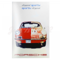 Plaque de métal émaillée Héritage Porsche 911 Coupé
