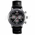 Montre PORSCHE 911 classique Chronograph mixte cuir noir Montre PORSCHE 911 classique Chronograph mixte cuir noir