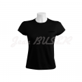 Round-neck black Women�s  Porsche T-shirt