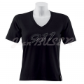 T-shirt Femme 911 noir avec cristaux Swarovski T-shirt Femme 911 noir avec cristaux Swarovski