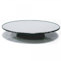 Socle tournant m�dium gris pour miniature ( diam�tre 25,5cm )