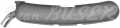 Steel exhaust muffler, 911 2.7 L / 3.0 L/  (75-78) + 911 Carrera 3.2 L (84-89) 60 m/m.