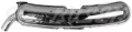 Silencieux d'échappement en inox poli 911 2.7 L / 3.0 L (75-78) + 911 Carrera 3.2 L (84-89) 60 mm.