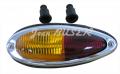 Rear tail light assembly amber and red lens, right, 356 A T1 (57-59) +356 B (59-63) + 356 C (64-65)