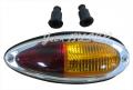Rear tail light assembly, amber and red lens, left, 356 A T1 (57-59) + 356 B (59-63) + 356 C (64-65)