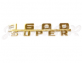 Gold plated « 1600 Super » emblem on rear fascia 356 A (55-59) + 356 B T-5 (60-61)