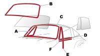 Gaskets of body 993 Targa
Click to enlarge