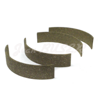 Set of 4 linings for parking brake shoes 356 C (64-65)