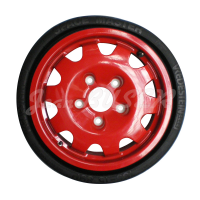 Alloy emergency spare wheel with inflatable tire, Porsche 911 (74-89) + 964 (89-91) + 928 (78-91) +