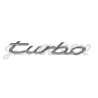 Sigle " Turbo " chrome 993