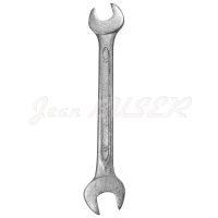 Flat open ended wrench 17 x 19 mm.