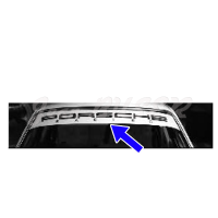 Adhésif Porsche Racing sur pare-brise 912 + 911 (65-89)