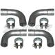 Tail pipe kit 356 A (56-59) 8 pieces