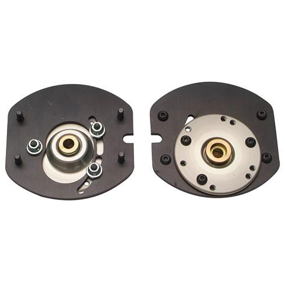 Set of 2 adjustable front suspension camber plates for Porsche 964