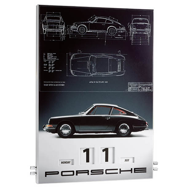 Calendrier Métal Porsche Rare - NEUF Jamais Ouvert - Objet De Collection