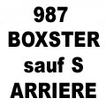 987 Boxster sauf S - ARRIÈRE