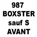 987 Boxster sauf S - AVANT