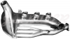 Stainless steel Sport heat exchanger, left side, 911 (84-89)