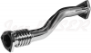 Tubo de unión completo en acero inoxidable con dos boquillas, 911 (75-89) + 911 Turbo (75-94)