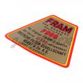 Etiqueta de filtro de aceite « Fram » 356