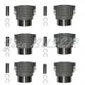 Cylindrée complète 6 pièces 911 2.2 E 155 cv - Piston  84V51