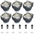 Cylindrée complète 6 pièces 911 Carrera 3,0l + 911 SC (78-80) Piston 93L70