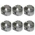 Jeu de 6 pistons segmentés 911 3,0L RSR compression 11,6:1
