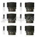 Cylindrée complète 6 pièces 964 Turbo 3.3 - Piston 97P12 Moteur M 30/69