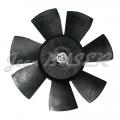 Front oil cooler fan, Porsche 964 + 964 Turbo 3.3 + 965 Turbo 3.6 + 993 + 993 Turbo