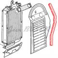 Guarnición exterior de goma para chapa de radiador de aceite DEL derecho, 911/911 Turbo ( -89)