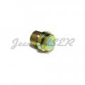 Oil circuit by-pass threaded screw plug, Porsche  911 (71-89) + 964 + 993 + 996 Turbo + 996 Turbo /