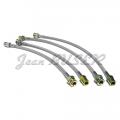 Aviation type stainless steel braided brake hose kit for 911 (68-89) + 911 Turbo (75-89)