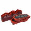 Set of 4 EBC brake pads, red grade, (sport version)