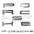 Silver-plated PORSCHE lettering, 911 T (68-71) + 912 + 914-4 1.7 L/1.8 L /1.8 L V (70-76)