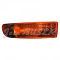 Front right turn signal light assembly, amber lens, Porsche 993