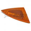 Right-hand side headlight corner reflector / trim (amber) for Porsche 996 + Boxster