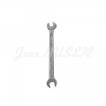 Flat open ended wrench, 8 x 9 mm.